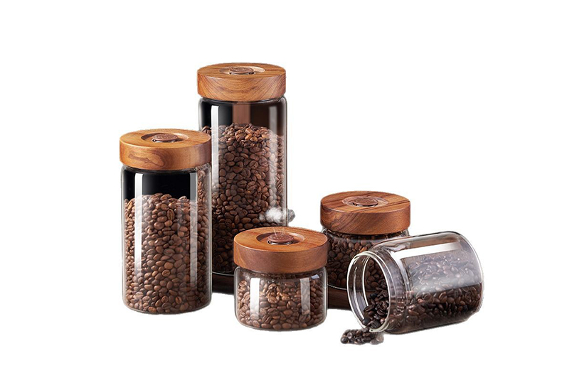 WISHOME Deer - Shaped Bamboo Lid Borosilicate Glass Storage Jars Main Product Image